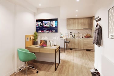 1 bed studio, Leylands Road, City Centre, Leeds, LS27EP - Image 2